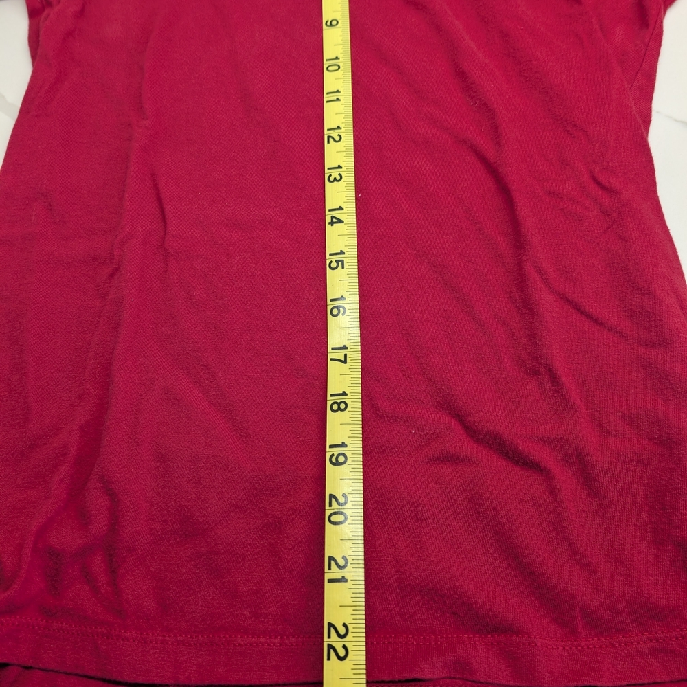 49Rs NFL Team Apparel Red and White Shirt